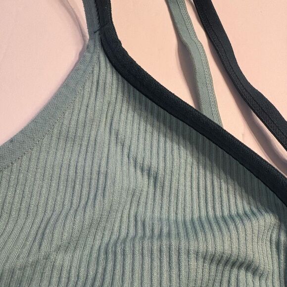 C9 Champion Women’s Seamless Strappy Sports Bra Aqua Blue Size Extra Large - Picture 5 of 6